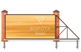 Откатные ворота 7 м 7000×2700 ЗМК-8070