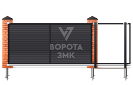 Откатные ворота 9 м 9000×2900 ЗМК-8163