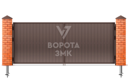 Ворота оцинкованные 2000×2750 ЗМК-5455