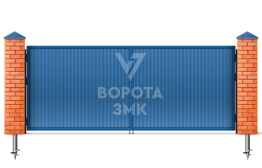 Автоматические распашные ворота 3000×1750 под ключ ЗМК-4859