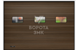 Секционные противопожарные ворота Дорхан 4500×2000 ЗМК-3814