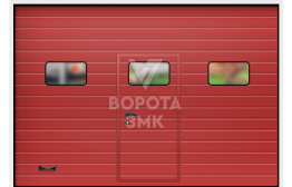 Пожарные подъемные секционные ворота 4500×5000 ЗМК-3725